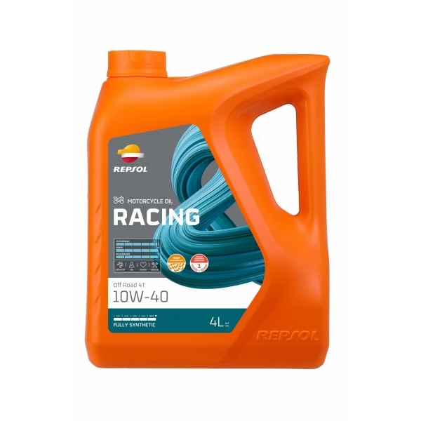 REPSOL RACING OROAD 4T 10W40 4L Συνθετικό Λάδι Μοτοσυκλέτας