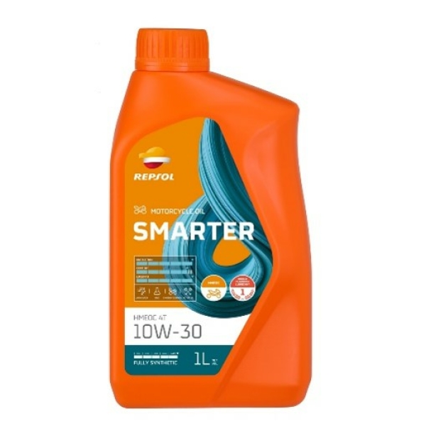 REPSOL SMARTER HMEOC 4T 10W30 1L Συνθετικό Λάδι Μοτοσυκλέτας