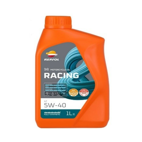 Repsol Racing 5w40 1lt. Συνθετικό Λάδι Μοτοσυκλέτας 
