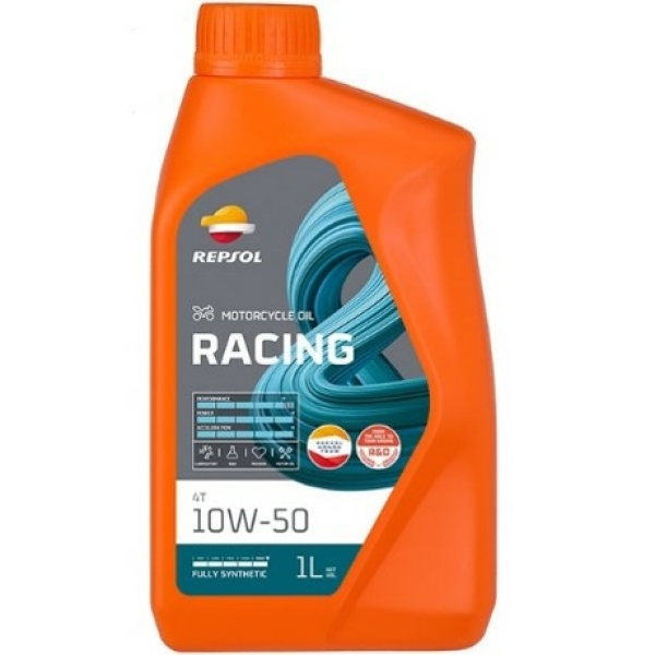 REPSOL SMARTER SYN 4T 10W50 1L   Συνθετικό Λάδι Μοτοσυκλέτας