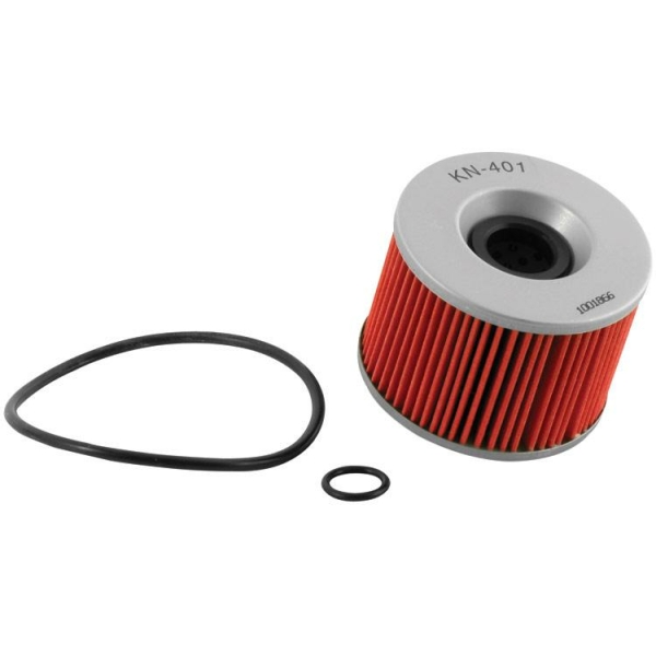 ΦΙΛΤΡΟ ΛΑΔΙΟΥ  K&N KN-401.     HONDA CB, CBX, CJ, GL; KAWASAKI EL, EX, GPX, GPZ, GT, GTR, KDX, KX, KZ, NINJA, Z, ZG, ZL, ZN, ZR, ZR-7, ZRX, ZX, ZZR; TRIUMPH ADVENTURER, AMERICA, DAYTONA 250-1300 1969-2015