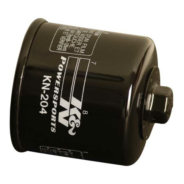 ΦΙΛΤΡΟ ΛΑΔΙΟΥ  K&N KN-204   HONDA CB, CBF, CBR, CRF, CTX, FJS, FSC, GL, NC, NRX, NS, NSA, NSS, NT, RVT, SH, ST, TRX, VFR, VT, VTR, VTX, XL; KAWASAKI ER-6F, ER-6N, KFX 250-2300 1984-2018