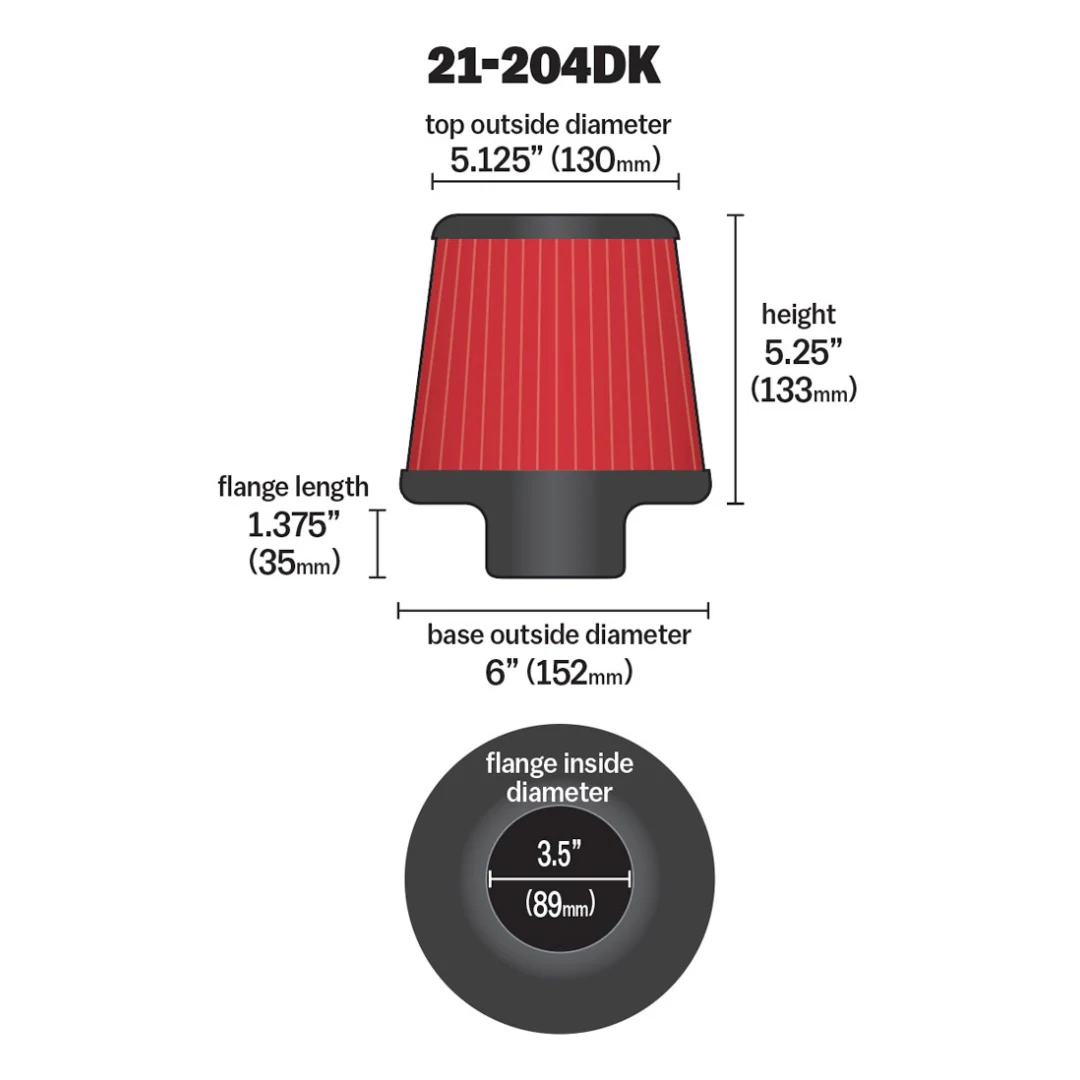 ΦΙΛΤΡΟΧΟΑΝΗ AEM-21-204DK . 89 mm. - Image 2