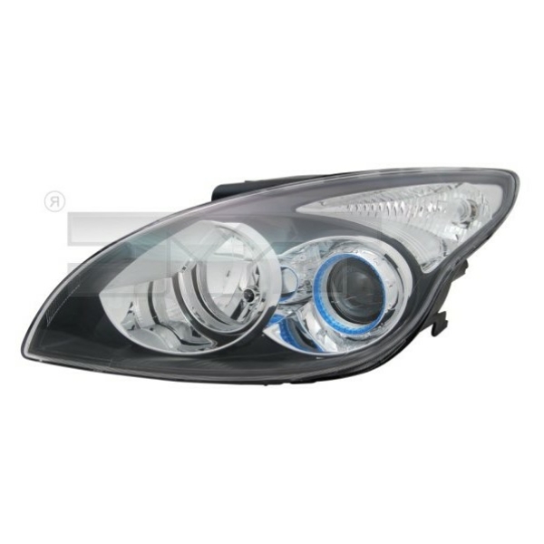 ΦΑΝΑΡΙ ΕΜΠΡΟΣ HYUNDAI i30, 2007-2012, αριστερο, insert colour black, H1/H7
