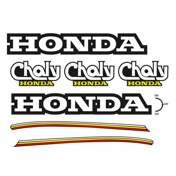 ΣΕΤ ΑΥΤΟΚΟΛΛΗΤΑ ΓΡΑΦΙΚΑ  Honda Chally