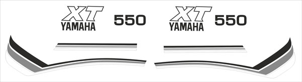 ΣΕΤ ΑΥΤΟΚΟΛΛΗΤΑ YAMAHA XT 550