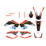 ΣΕΤ ΑΥΤΟΚΟΛΛΗΤΑ ΓΡΑΦΙΚΑ Honda CR 125cc 01΄ National