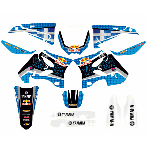 ΣΕΤ ΑΥΤΟΚΟΛΛΗΤΑ ΓΡΑΦΙΚΑ YAMAHA YZ 125cc 09΄ Red Bull