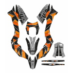 ΣΕΤ ΑΥΤΟΚΟΛΛΗΤΑ ΓΡΑΦΙΚΑ KTM SMC 690 Abstract