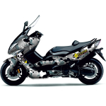 ΣΕΤ ΑΥΤΟΚΟΛΛΗΤΑ ΓΡΑΦΙΚΑ YAMAHA T Max 500  08-11. Camo snow