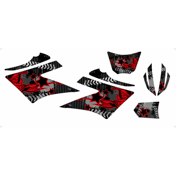 ΣΕΤ ΑΥΤΟΚΟΛΛΗΤΑ ΓΡΑΦΙΚΑ Yamaha XTX 660cc ΄08, Magic Red