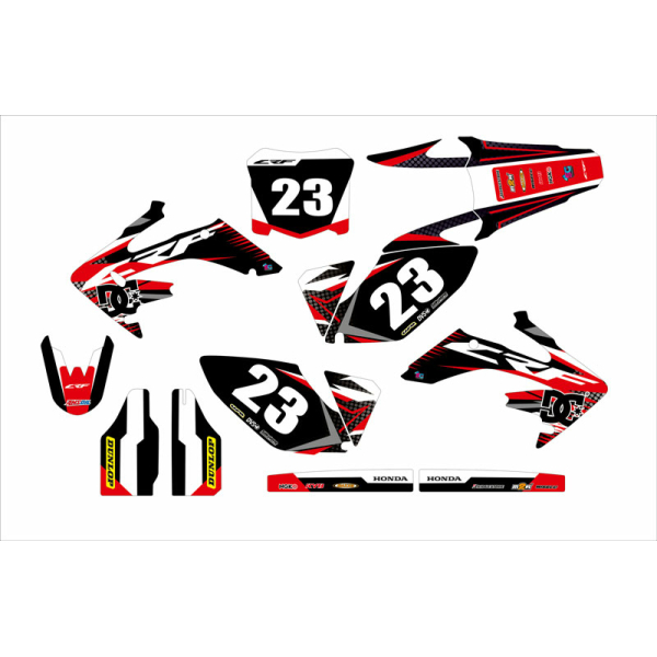 ΣΕΤ ΑΥΤΟΚΟΛΛΗΤΑ ΓΡΑΦΙΚΑ Honda CRF 250cc 06′