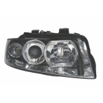 ΦΑΝΑΡΙ ΕΜΠΡΟΣ AUDI A4 B6 2000-2004, δεξι, black chromium-plated, H7.