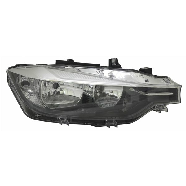 ΦΑΝΑΡΙ ΕΜΠΡΟΣ BMW 3   F30, F31, F80 , δεξι, με ηλεκτρικό μοτέρ, με LED, με φώτα πορείας ημέρας, H7.
