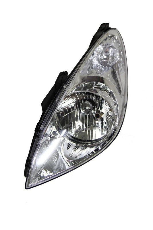 ΦΑΝΑΡΙ ΕΜΠΡΟΣ HYUNDAI i20, 2008-2012, αριστερο, με ηλεκτρικό μοτέρ, chromium-plated, H4