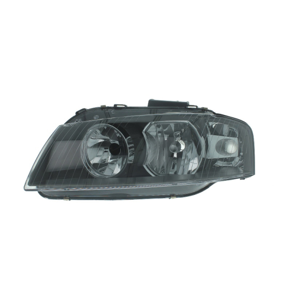 ΦΑΝΑΡΙ ΕΜΠΡΟΣ AUDI A3, 8P. 2003-2008, αριστερο με ηλεκτρικό μοτέρ, nsert colour black, H7