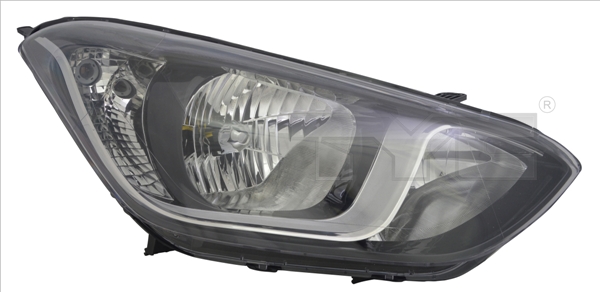 ΦΑΝΑΡΙ ΕΜΠΡΟΣ HYUNDAI i20, 2012-2015, δεξι, με ηλεκτρικό μοτέρ, H7 - Image 2