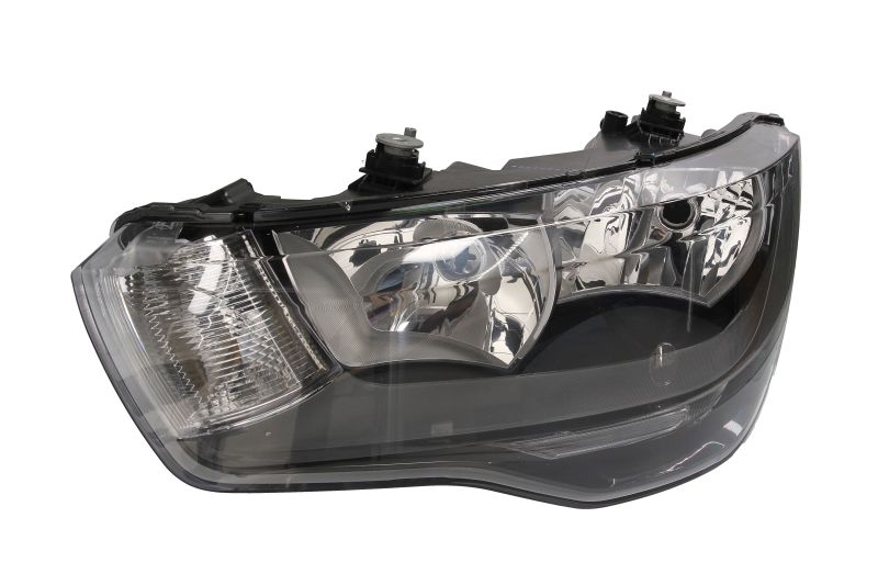 ΦΑΝΑΡΙ ΕΜΠΡΟΣ AUDI A1. 8X. 2010-2014, αριστερο με ρυθμιστικό μοτέρ για LWR. H7W21WHY21WH1.insert colour black
