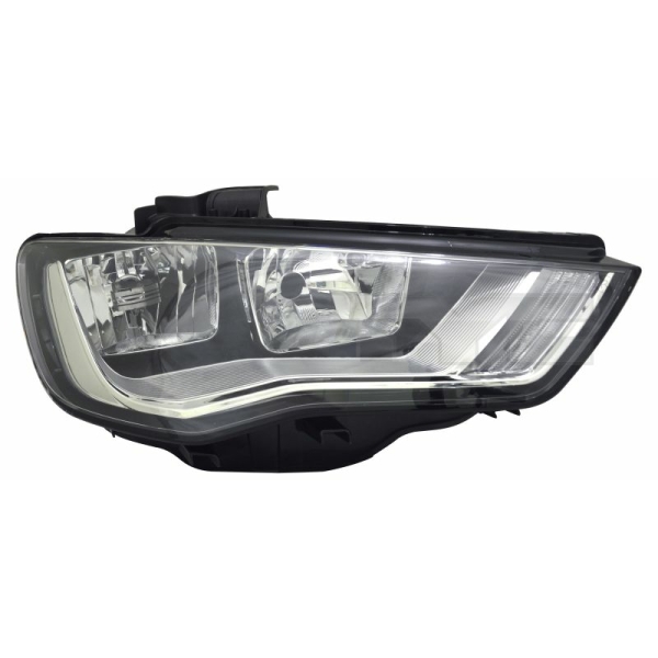 ΦΑΝΑΡΙ ΕΜΠΡΟΣ AUDI A3 8V, δεξι, με ηλεκτρικό μοτέρ, με φώτα πορείας ημέρας, H7H15
