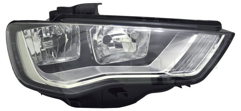ΦΑΝΑΡΙ ΕΜΠΡΟΣ AUDI A3 8V, δεξι, με ηλεκτρικό μοτέρ, με φώτα πορείας ημέρας, H7H15