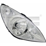 ΦΑΝΑΡΙ ΕΜΠΡΟΣ HYUNDAI i20, 2008-2012, δεξι, με ηλεκτρικό μοτέρ, chromium-plated, H4