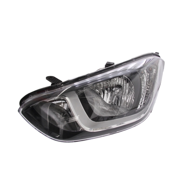 ΦΑΝΑΡΙ ΕΜΠΡΟΣ HYUNDAI i20, 2012-2015, αριστερο, με ηλεκτρικό μοτέρ, H7
