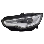 ΦΑΝΑΡΙ ΕΜΠΡΟΣ AUDI A6 C7, 2010-2015, αριστερο, D3S/H7LED με ηλεκτρικό μοτέρ, φώτα πορείας ημέρας, με φως στροφής,