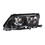 ΦΑΝΑΡΙ ΕΜΠΡΟΣ BMW 3 E46, 2001-2006, insert colour black, με ηλεκτρικό μοτέρ, H7