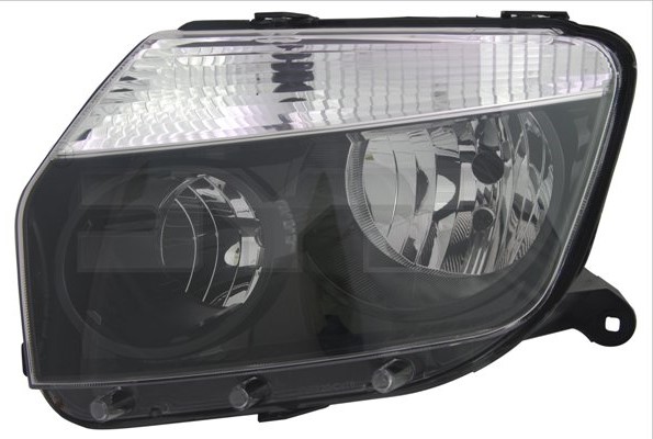 ΦΑΝΑΡΙ ΕΜΠΡΟΣ DACIA DUSTER 2010-2013, αριστερο, insert colour black, H1, H7. - Image 2