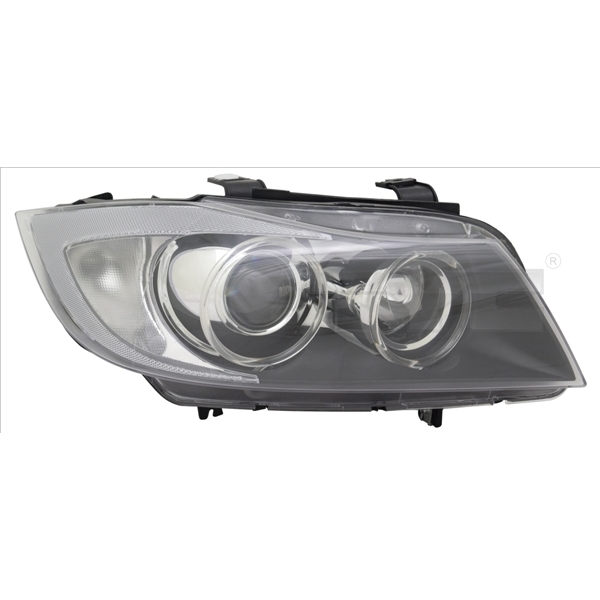 ΦΑΝΑΡΙ ΕΜΠΡΟΣ BMW 3  E90, E91, 2004-2008, xenon, D1S/H7, δεξι, με ηλεκτρικό μοτέρ