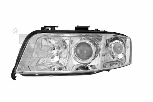 ΦΑΝΑΡΙ ΕΜΠΡΟΣ AUDI A6 C5, αριστερο, nsert colour chromium-plated, H7