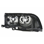 ΦΑΝΑΡΙ ΕΜΠΡΟΣ BMW 3 E46, 2000-2006, δεξι, insert colour black, με ηλεκτρικό μοτέρ, H7