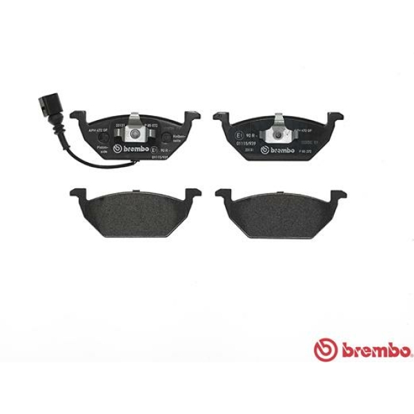Σετ τακάκια εμπρός BREMBO P 85 072. AUDI A3 (8L) 1.8,1.9TDI 1999–2003, A3 (8P) 1.6 E‑Power 2011–2013, SEAT Altea/Toledo II/III 1.4–1.9 2004–2013, Leon 1.6TDI 2010–2012, SKODA Fabia I/II 1.0–1.9 1999–2019, Octavia I/II 1.4–1.9 1996–2019, Rapid/Yeti 1.2–1.9 2009–2015, VW Golf 4/5/6 1.0–2.0 1996–2024, Polo 9N/IV 1.0–1.6 2000–2019.